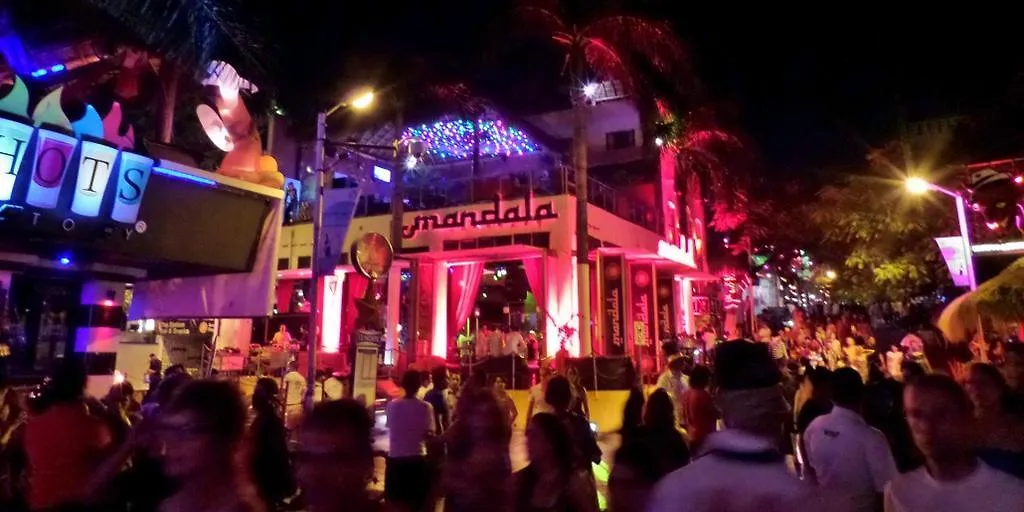 ***  Tropical Casablanca Party Zone Hotel Playa del Carmen Mexico